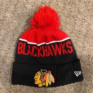 Fleece-lined Chicago Blackhawks beanie